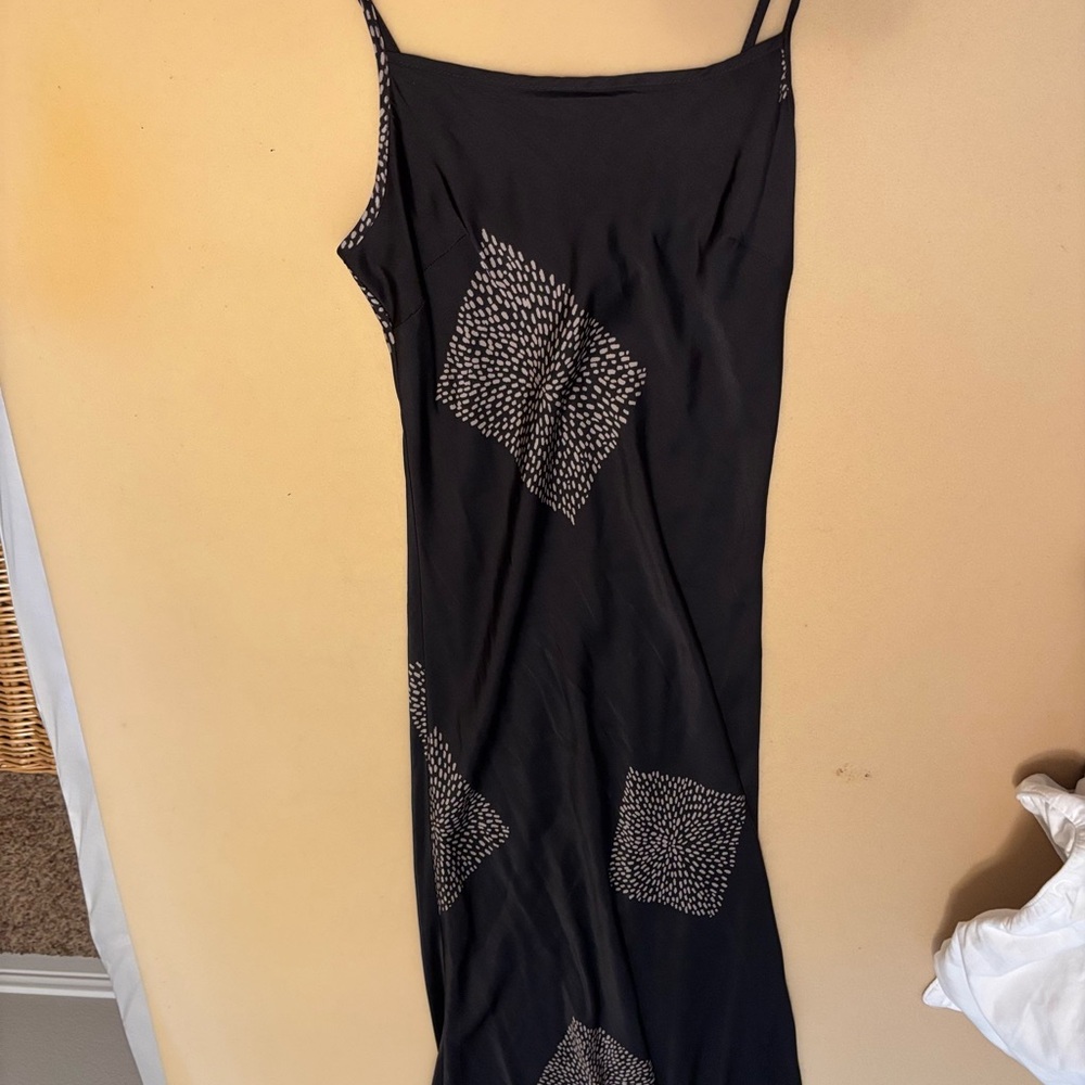 Black Satin Dress